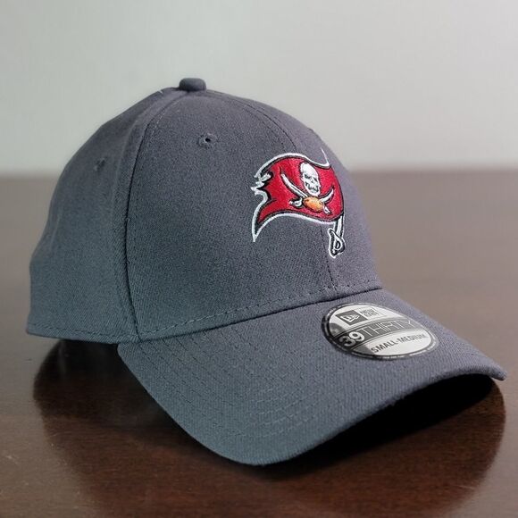 New Era NFL Tampa Bay Bucaneers 39Thirty 3930 Gray Baseball Dad Hat Cap Unisex - Picture 3 of 10